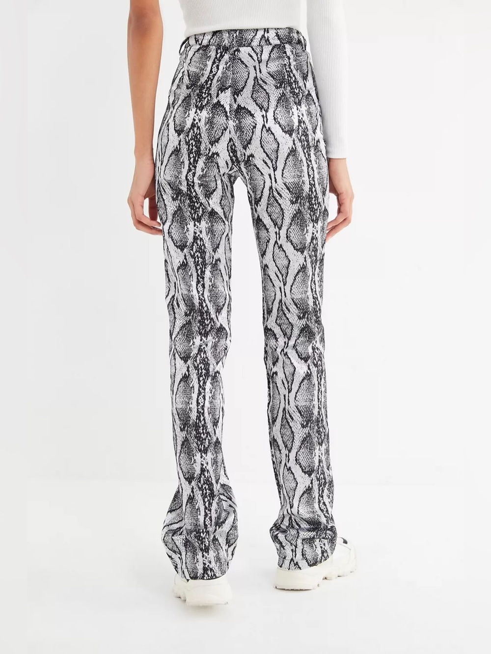 I.AM.GIA Slater Snake Print Zip-Front Pant Size Large - Picture 3 of 10